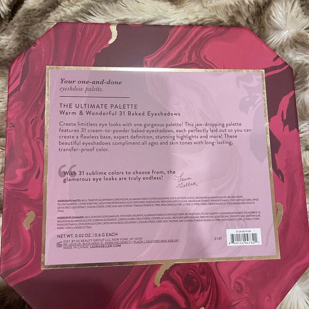 Laura Geller Warm & Wonderful 31-Pan Baked Eyeshadow Palette - Warm Tones